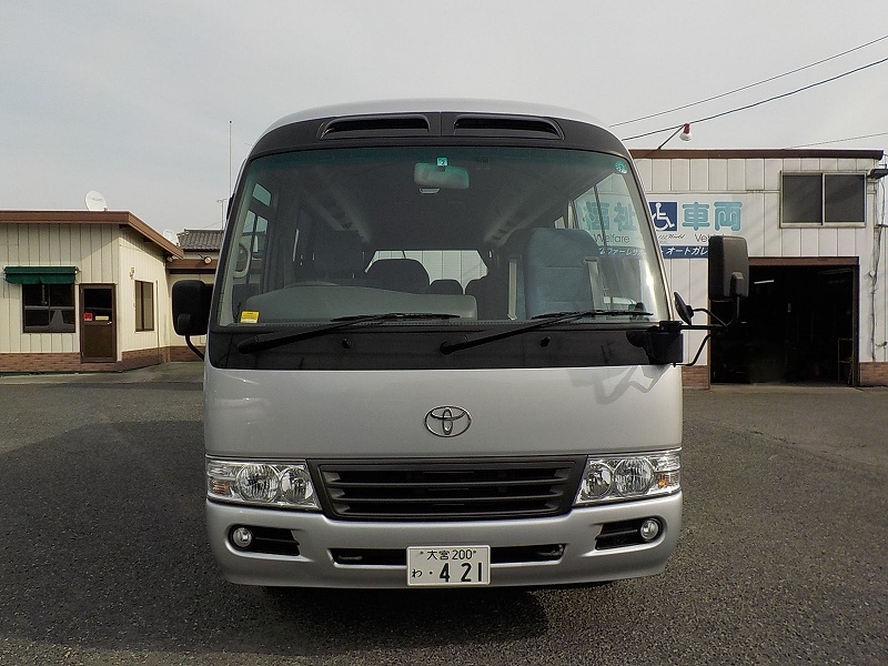 マイクロバス トヨタ コースター 29人乗りのレンタカー 421｜ウェルレンタカー